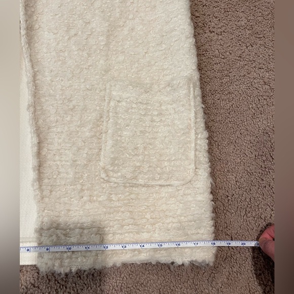 Women's ZARA BASIC Collection Y2k Retro long length poodle fur vest - Picture 5 of 9